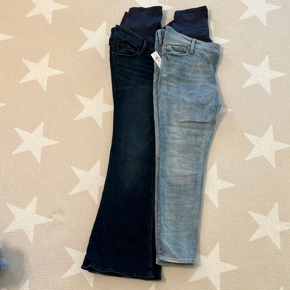 Old Navy Maternity Jeans Lot